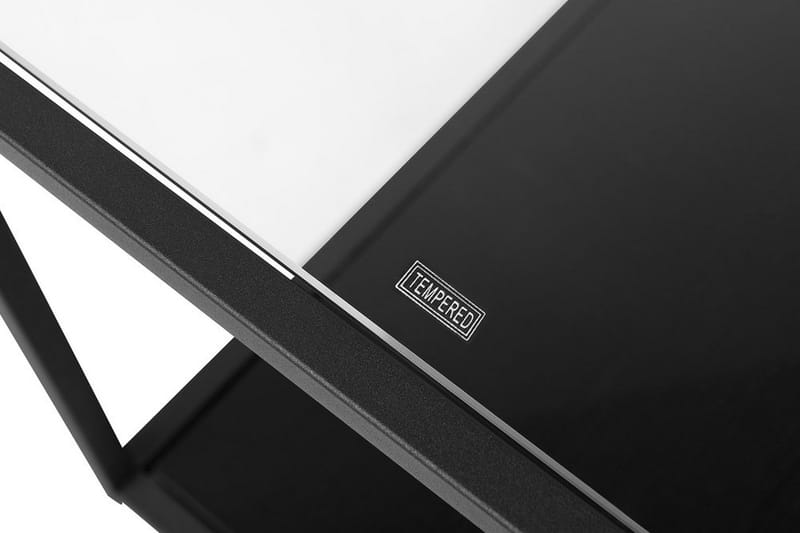 Medora Sofabord 100 cm med Opbevaring Hylde - Sort - Møbler - Borde - Sofabord