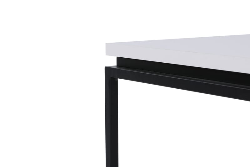 Mehteran Sofabord 45 cm - Hvid/Sort - Møbler - Borde - Sofabord