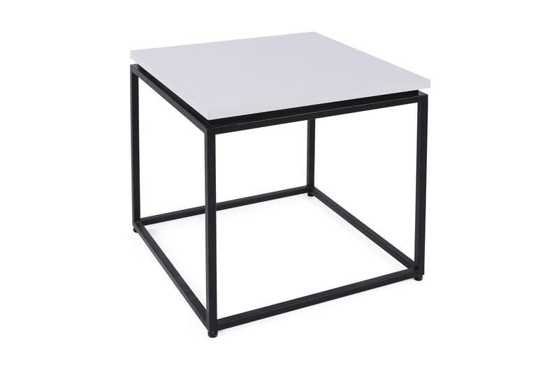 Mehteran Sofabord 45 cm - Hvid/Sort - Møbler - Borde - Sofabord
