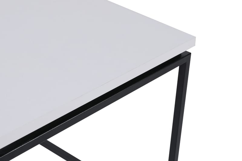 Mehteran Sofabord 45 cm - Hvid/Sort - Møbler - Borde - Sofabord