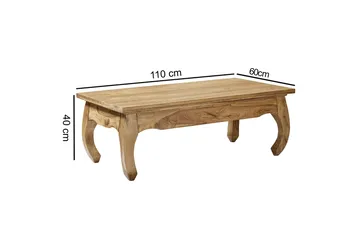 Melchionno Sofabord 110 cm - Akacie - Møbler - Borde - Sofabord