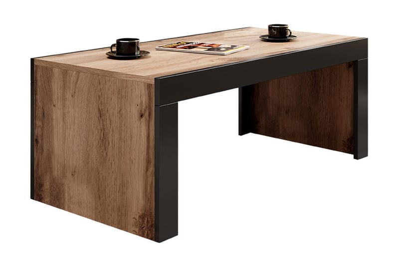 Milias Sofabord 120 cm - Natur/Sort - Møbler - Borde - Sofabord