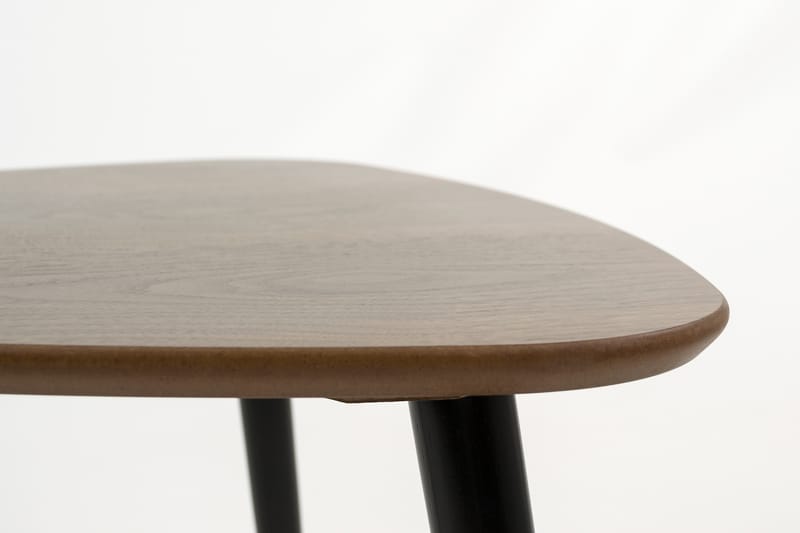 Milo Sofabord 62 cm Ovalt - Valnød/Sort - Møbler - Borde - Sofabord