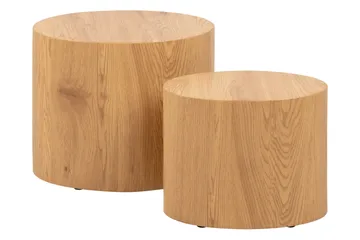 Mirol Indskudsbord 48 cm Ovalt - Brun - Møbler - Borde - Sofabord