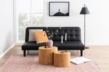 Mirol Indskudsbord 48 cm Ovalt Sofabord i Eg - Brun - Møbler - Borde - Sofabord