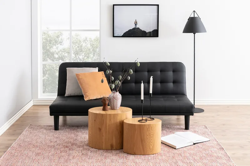 Mirol Indskudsbord 48 cm Ovalt Sofabord i Eg - Brun - Møbler - Borde - Sofabord
