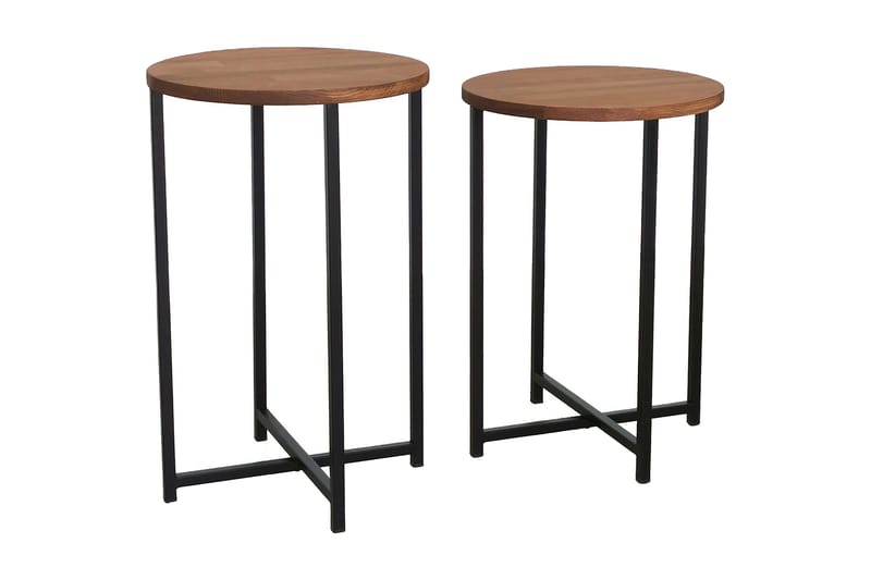 Mogue Sofabord 35x35x35 cm Rundt, Eg