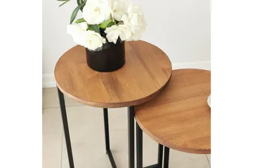 Mogue Sofabord 35x35x35 cm Rundt - Eg - Møbler - Borde - Sofabord