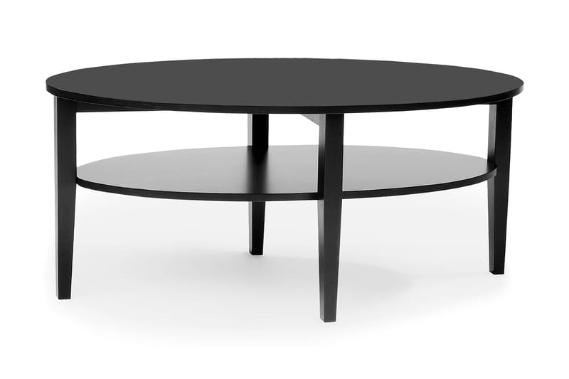 Mora Sofabord 120 cm Rund - Sort - Møbler - Borde - Sofabord