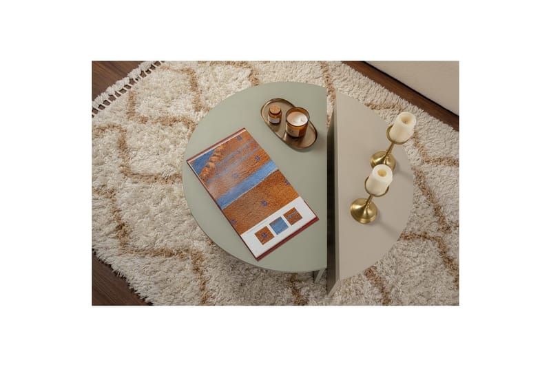 Sofabord Mukund Ask Grøn Sandsten - Ask Grøn Sandsten - Møbler - Borde - Sofabord