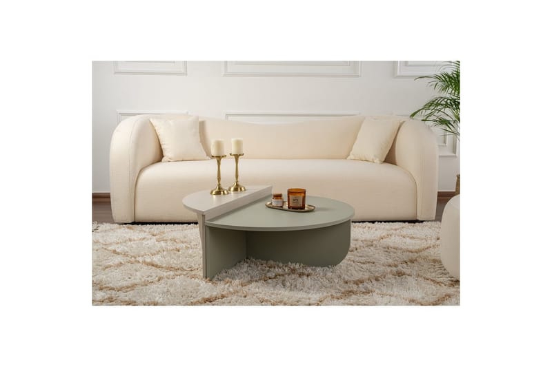 Sofabord Mukund Ask Grøn Sandsten - Ask Grøn Sandsten - Møbler - Borde - Sofabord