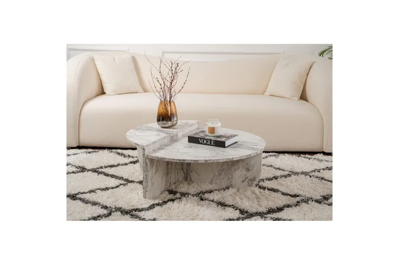 Sofabord Mukund Freesia Marmor - Freesia Marmor - Møbler - Borde - Sofabord
