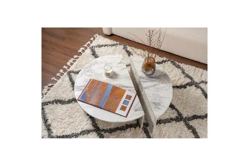 Sofabord Mukund Freesia Marmor - Freesia Marmor - Møbler - Borde - Sofabord