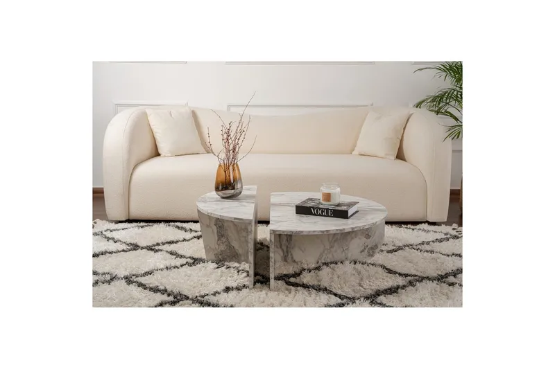 Sofabord Mukund Freesia Marmor - Freesia Marmor - Møbler - Borde - Sofabord