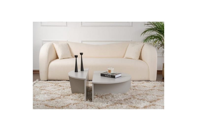 Sofabord Mukund Grå - Grå - Møbler - Borde - Sofabord