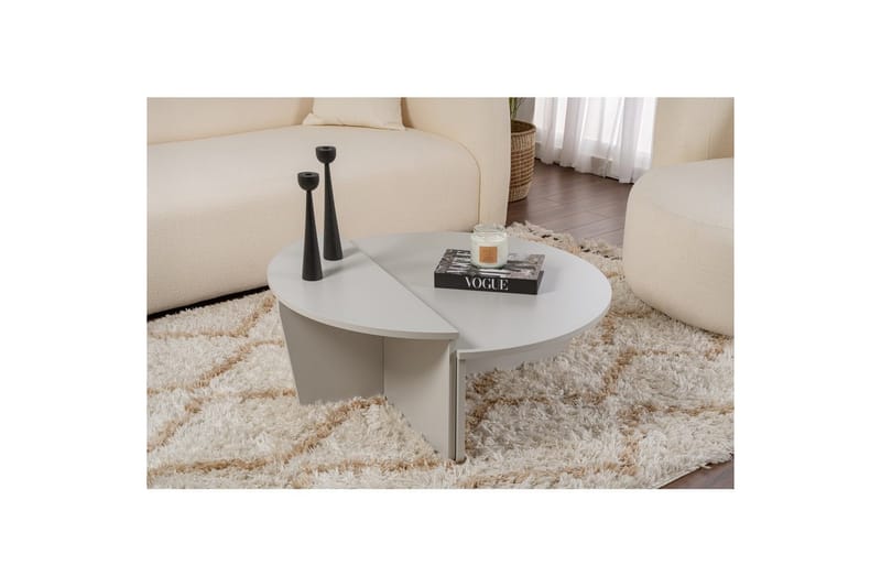 Sofabord Mukund Grå - Grå - Møbler - Borde - Sofabord