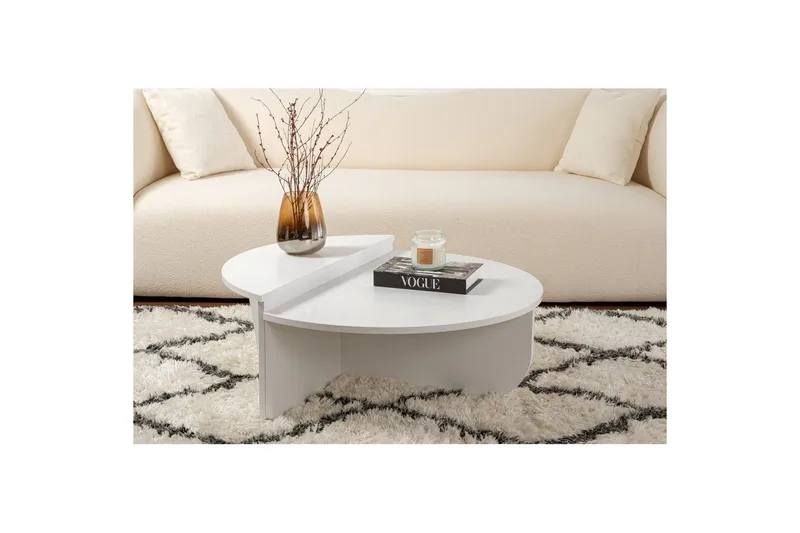 Sofabord Mukund Hvid - Hvid - Møbler - Borde - Sofabord