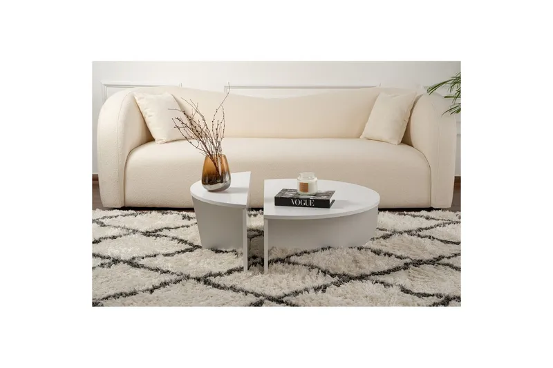Sofabord Mukund Hvid - Hvid - Møbler - Borde - Sofabord