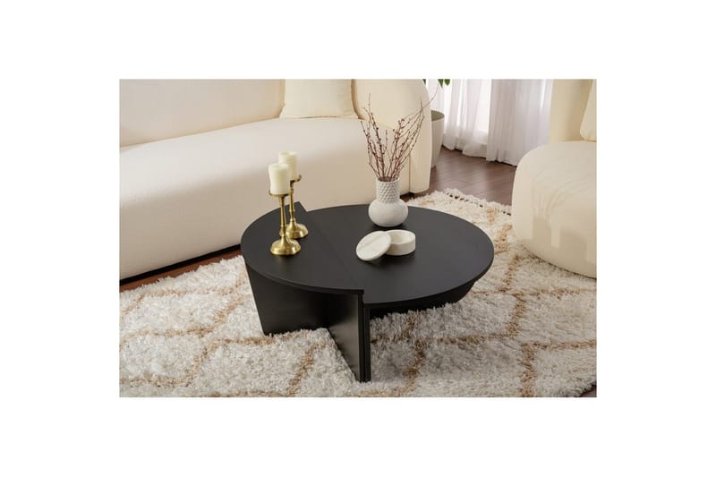 Sofabord Mukund Træ Sort - Træ Sort - Møbler - Borde - Sofabord