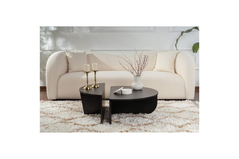 Sofabord Mukund Træ Sort - Træ Sort - Møbler - Borde - Sofabord