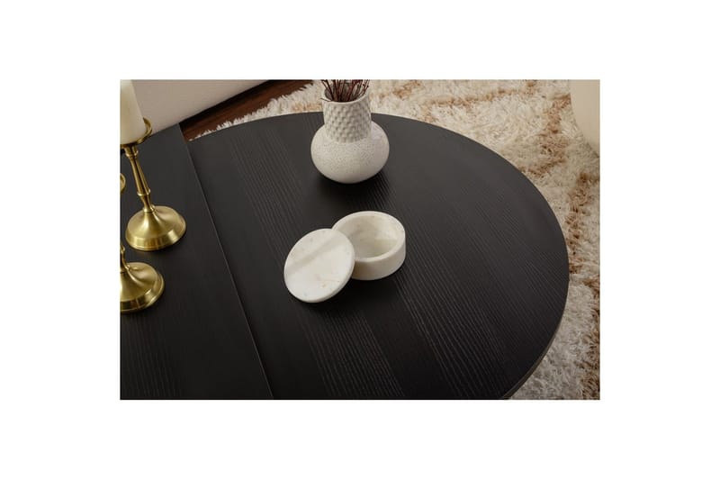 Sofabord Mukund Træ Sort - Træ Sort - Møbler - Borde - Sofabord