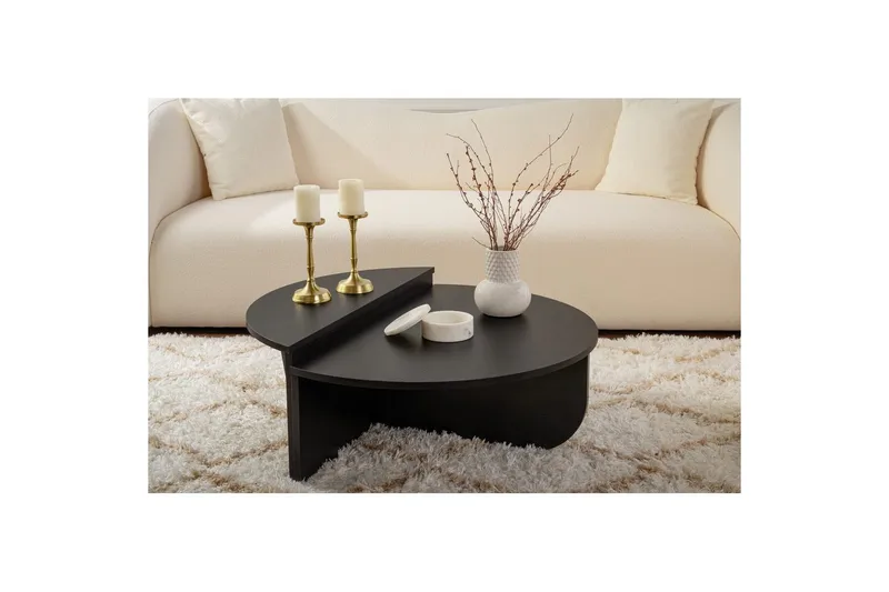 Sofabord Mukund Træ Sort - Træ Sort - Møbler - Borde - Sofabord