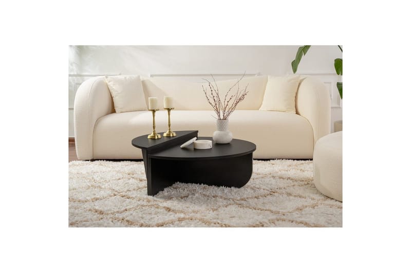 Sofabord Mukund Træ Sort - Træ Sort - Møbler - Borde - Sofabord