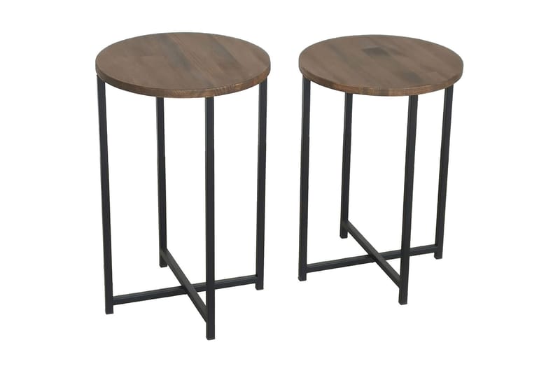 Mumondo Sofabord 35x35x35 cm Rundt - Brun - Møbler - Borde - Sofabord