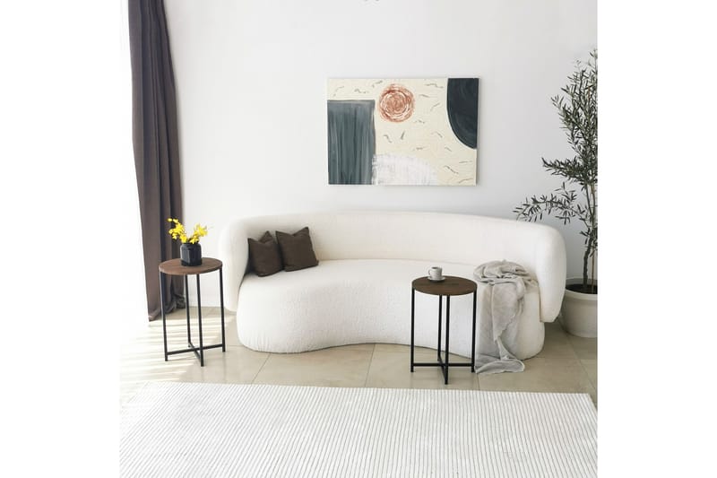 Mumondo Sofabord 35x35x35 cm Rundt - Brun - Møbler - Borde - Sofabord