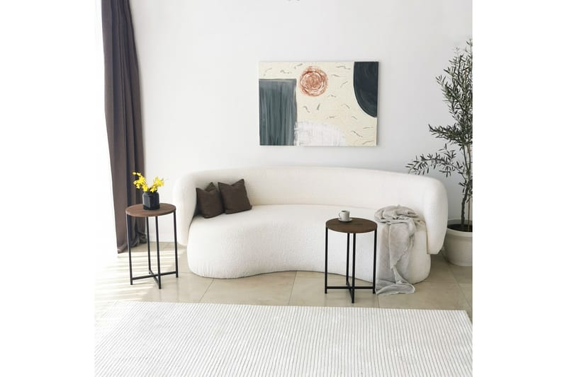 Mumondo Sofabord 35x35x35 cm Rundt - Brun - Møbler - Borde - Sofabord