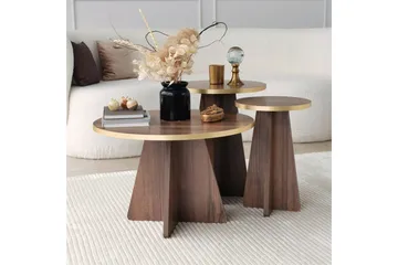 Munne Sofabord 40 cm - Valnød finér - Møbler - Borde - Sofabord