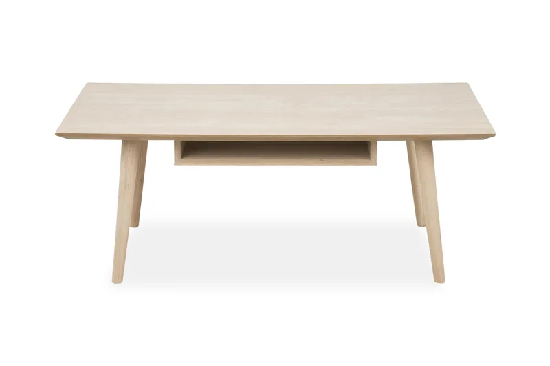 Myrviken Sofabord 115 cm, Hvidpigmenteret Eg