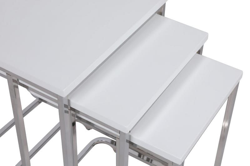 Nagako Sætbord Hvid - Hanah Home - Møbler - Borde - Sofabord