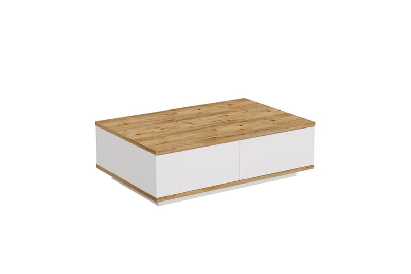 Najar Sofabord 90 cm - Brun/Hvid - Møbler - Borde - Sofabord