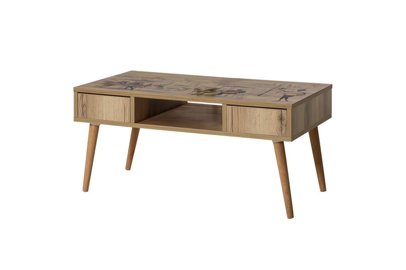 Naruki Sofabord 97 cm - Brun - Møbler - Borde - Sofabord