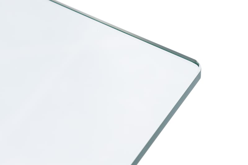 Natear Sofabord 130 cm - Rustfritt Stål/Glas - Sofabord