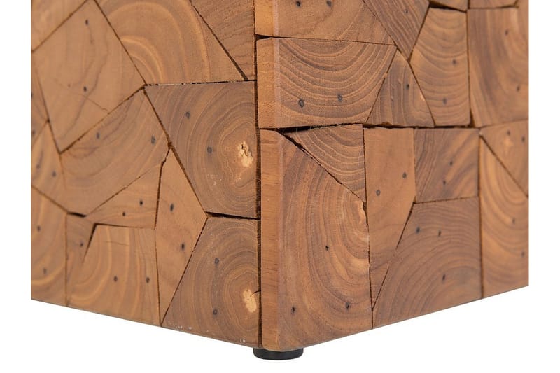 Nelson Kvadratisk Sofabord 30 cm i Teak - Brun - Møbler - Borde - Sofabord