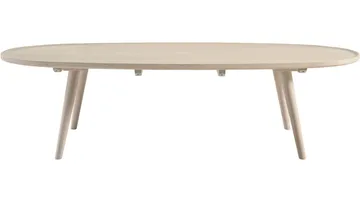 Sofabord NFG Belfort 160x60 cm vitoljat - Hvidolieret - Møbler - Borde - Sofabord