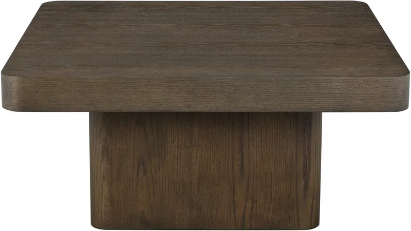 Sofabord NFG Sköyen 90x90 cm Brun - Brun - Møbler - Borde - Sofabord