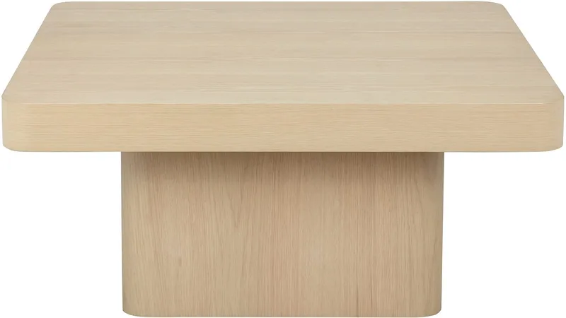 Sofabord NFG Sköyen 90x90 cm Vitpigmenterat - Hvidpigmenteret - Møbler - Borde - Sofabord