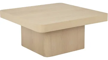 Sofabord NFG Sköyen 90x90 cm Vitpigmenterat - Hvidpigmenteret - Møbler - Borde - Sofabord