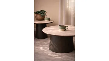 Sofabord NFG Ullern Ø90 Dia 90 cm - Brun - Møbler - Borde - Sofabord