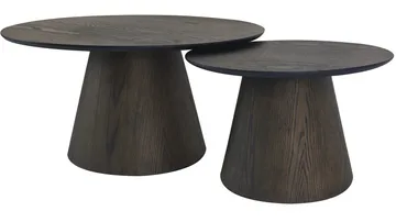 Sofabord NFG Portbello ø60 Brun Dia 60 cm - Brun - Møbler - Borde - Sofabord