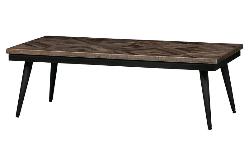 Nicasto Sofabord 120 cm - Teak/Sort Jern - Møbler - Borde - Sofabord