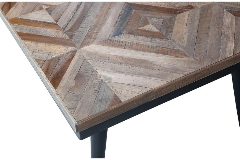 Nicasto Sofabord 120 cm - Teak/Sort Jern - Møbler - Borde - Sofabord
