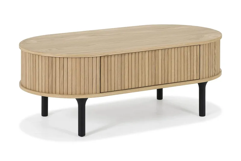 Noira Ovalt Sofabord 118 cm - Natur - Møbler - Borde - Sofabord