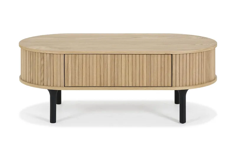 Noira Ovalt Sofabord 118 cm, Natur