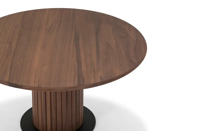 Noira Sofabord 72 cm Rundt - Valnød - Møbler - Borde - Sofabord