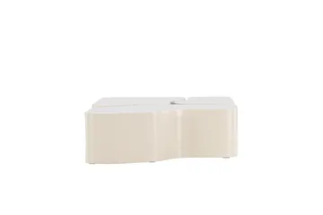 Nordland 92x74 cm Rektangulært Sofabord i Træ - Beige - Møbler - Borde - Sofabord
