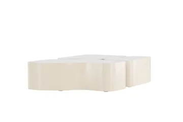Nordland 92x74 cm Rektangulært Sofabord i Træ - Beige - Møbler - Borde - Sofabord
